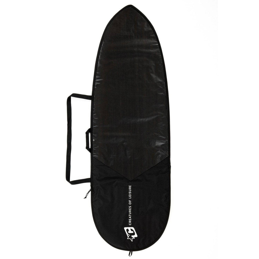 Boardbags - Creatures of Leisure - Creatures of Leisure Fish Icon Lite Black / Silver - Melbourne Surfboard Shop - Shipping Australia Wide | Victoria, New South Wales, Queensland, Tasmania, Western Australia, South Australia, Northern Territory.