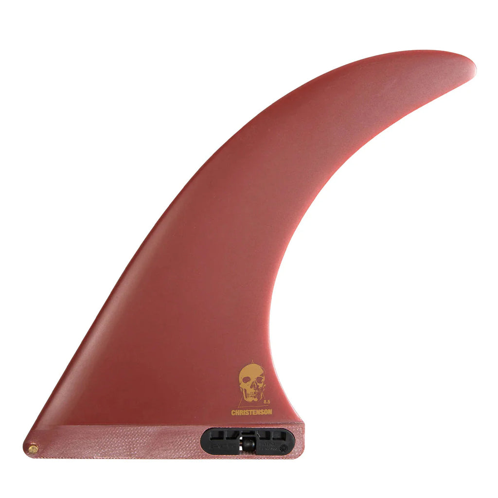 FCS II Christenson PG Blood Red Longboard Fin Surfboard Fins FCS 8" 