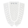 FCS T-3 Pin Eco Traction Tail Pad Tailpads FCS White/Cool Grey 