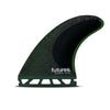 Futures F8 Blackstix Thruster - Green Surfboard Fins Futures 